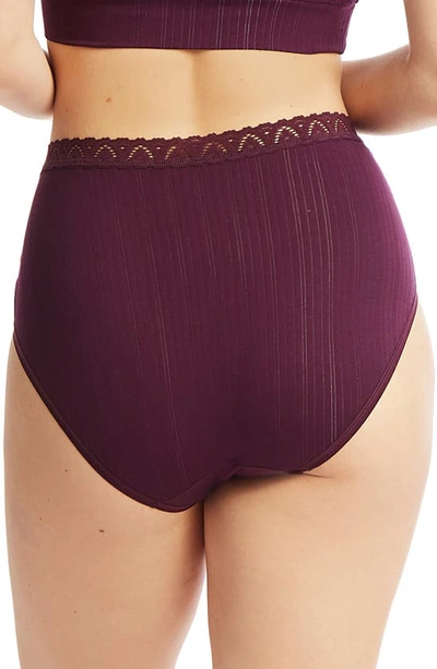 Shop Hanky Panky Mellowluxe™ French Briefs In Dried Cherry