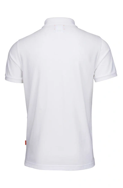 Shop Swims Sunnmore Solid Piqué Polo In White
