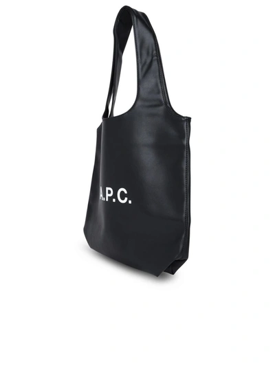 Shop Apc Black Ninon Leather Bag