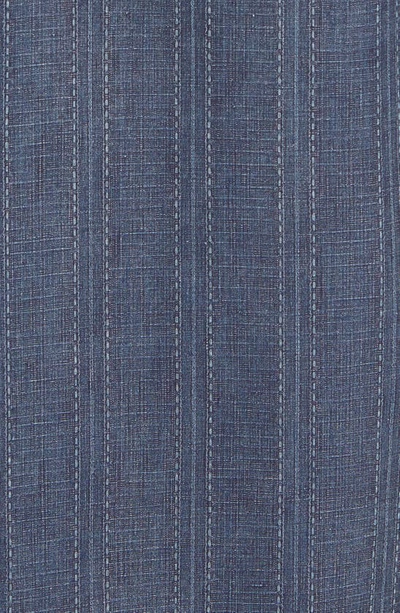 Tommy Bahama Bali Border Silk Floral Jacquard Regular Fit Button Down Camp Shirt In Navy