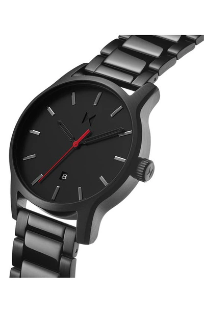 Shop Mvmt Watches Mvmt Classic Ii Black Bracelet Watch, 44mm
