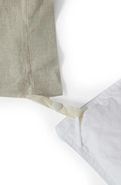 Shop Sijo French Linen Duvet Cover In Classic