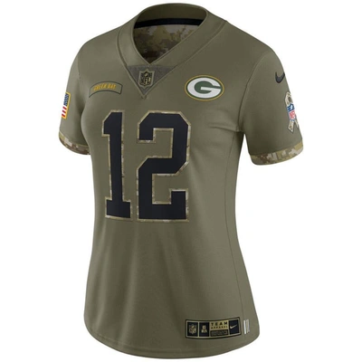 Nike Aaron Rodgers Olive Aaron Rodgers 2022 Salute To Service