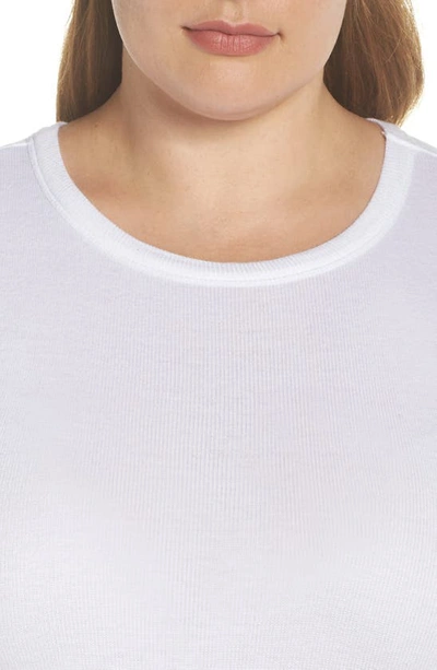 Shop Bp. Ribbed Long Sleeve T-shirt In White