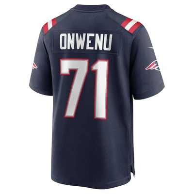 Shop Nike Mike Onwenu Navy New England Patriots Team Game Jersey