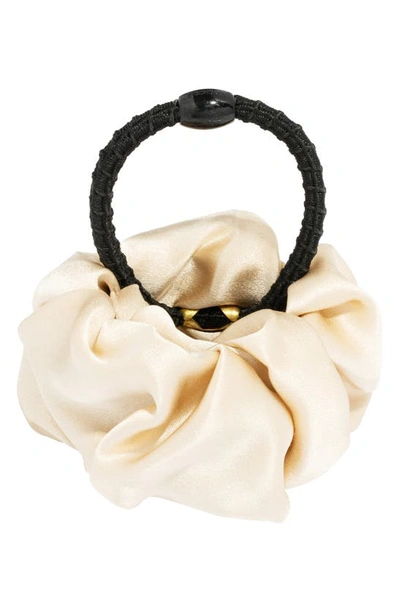 Shop L Erickson L. Erickson Super Scrunch Ponytail Holder In Sand Dollar