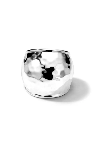 Shop Ippolita Classico Goddess Wide Band Ring In Silver