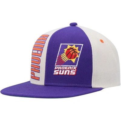 Shop Mitchell & Ness Cream/purple Phoenix Suns Hardwood Classics Pop Snapback Hat