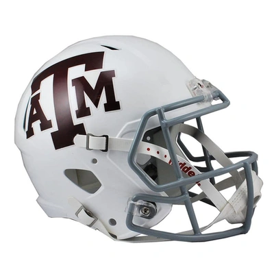 Shop Riddell Texas A&m Aggies Revolution Speed White Replica Football Helmet