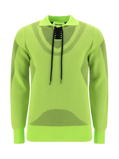Shop Botter Polo Shirts In Lime