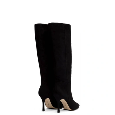 Shop Larroude Kate Knee High Boot In Black