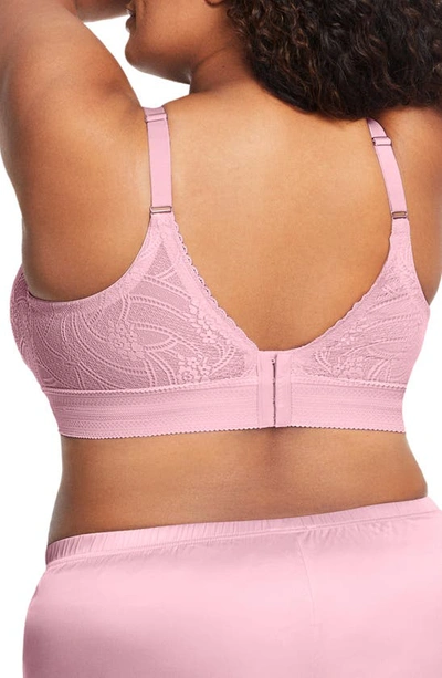 Glamorise Bramour Gramercy Luxe Lace Bralette In Mauve