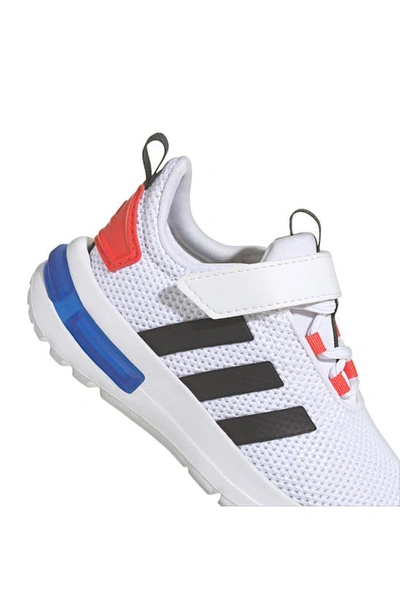 Shop Adidas Originals Kids' Tr'23 Running Sneaker In White/ Black/ Bright Red