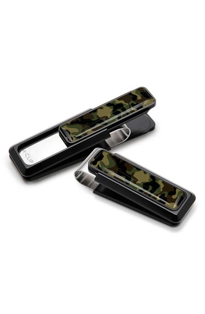 Shop M Clip Money Clip In Black/ Camo