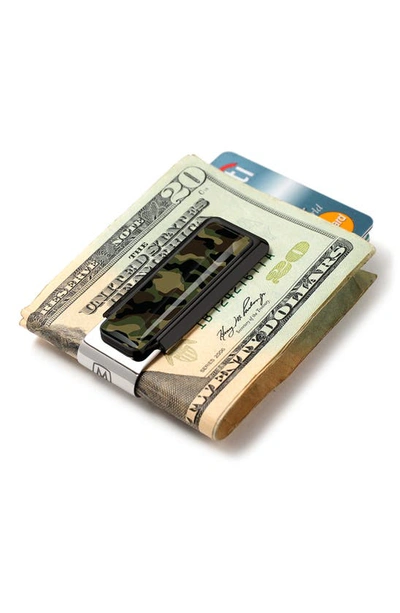 Shop M Clip Money Clip In Black/ Camo