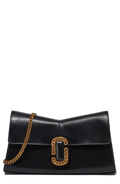 Shop Marc Jacobs The St. Marc Convertible Clutch In Black