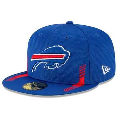 Shop New Era Royal Buffalo Bills 2021 Nfl Sideline Home 59fifty Fitted Hat