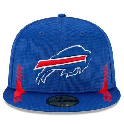 Shop New Era Royal Buffalo Bills 2021 Nfl Sideline Home 59fifty Fitted Hat