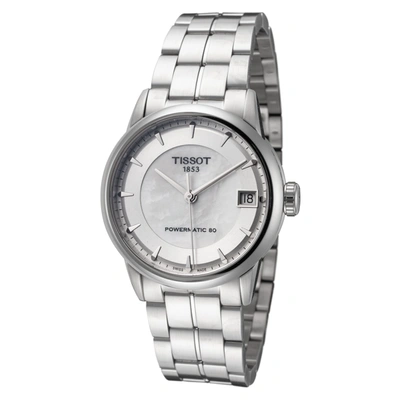 Shop Tissot Women's Luxury Powermatic 80 33mm Automatic Watch In Silver