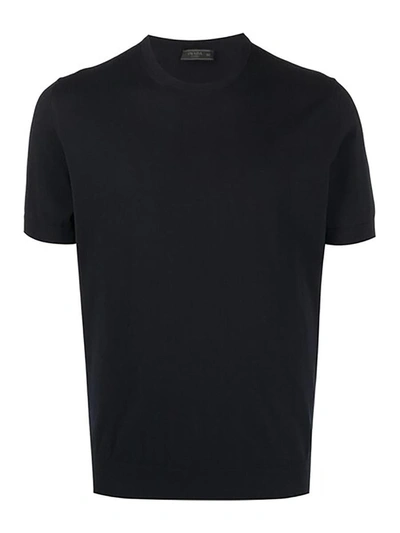 Shop Prada Crew Neck T-shirt Black