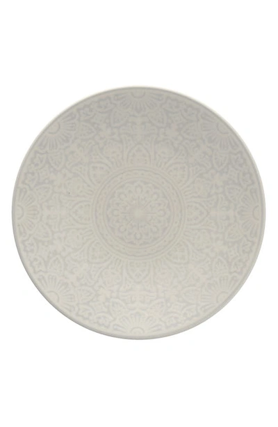 Shop Fortessa Havana Set Of 4 Coupe Salad Plates In Gray