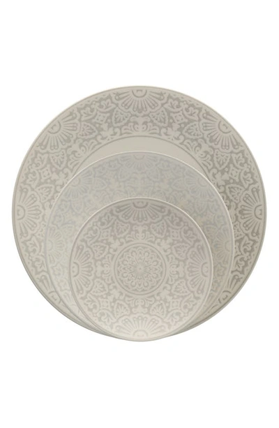 Shop Fortessa Havana Set Of 4 Coupe Salad Plates In Gray