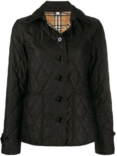 Shop Burberry Diamond Quilted Thermoregulated Jacket