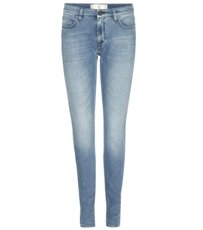 Victoria Victoria Beckham Straight-leg Jeans With Multicolor Ribbon Sides In Vd Vietage D