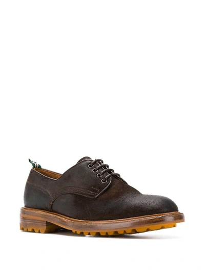 Shop Green George Lace Up Derby Shoes