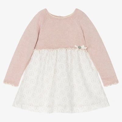 Shop Paz Rodriguez Baby Girls Pink Cotton Cashmere Dress