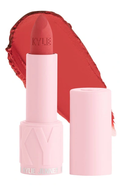 Shop Kylie Skin Matte Lipstick In Blushing Babe