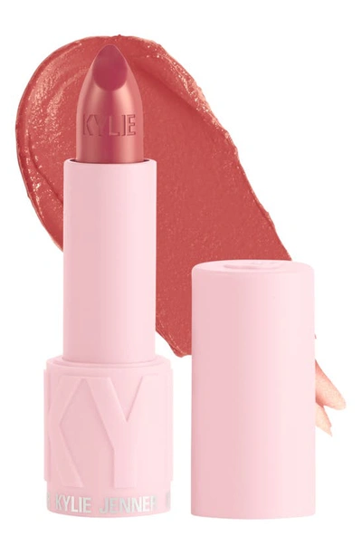 Shop Kylie Skin Crème Lipstick In 116 Cooler In Erson