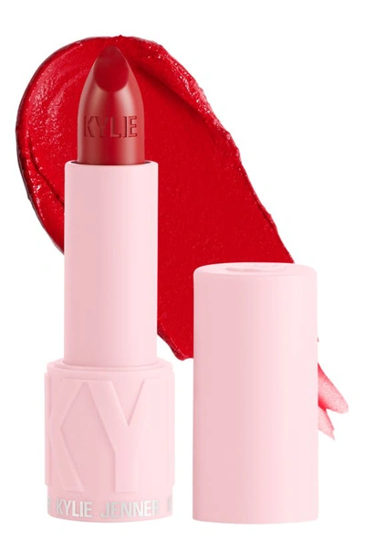 Shop Kylie Skin Crème Lipstick In 413 The Girl In Red