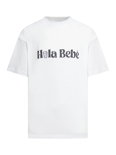 Shop Blue Sky Inn Hola Babe T-shirt In White