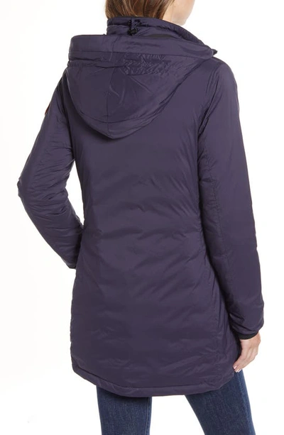 Shop Canada Goose Camp Hooded Down Jacket In Navy