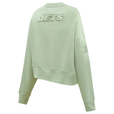 Shop Pro Standard Green New York Jets Neutral Pullover Sweatshirt