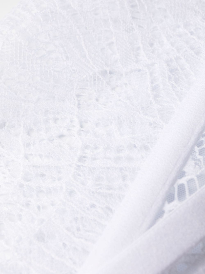 Maison Close Accroche Coeur Waist-cincher And Suspenders In White