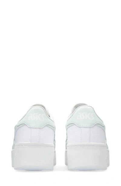 Shop Asics Japan S Pf Platform Sneaker In White/ Pure Aqua