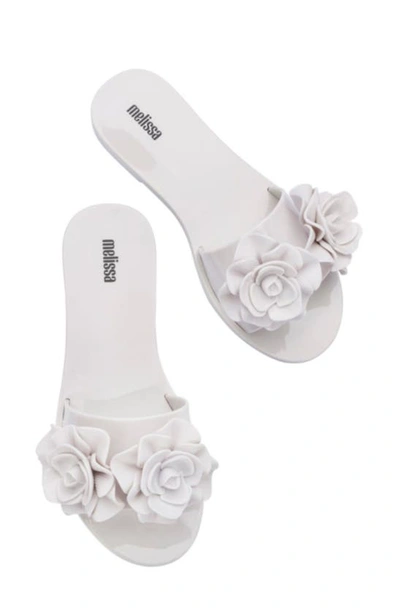 Shop Melissa Babe Garden Slide Sandal In White