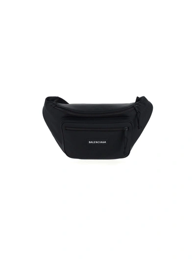 Shop Balenciaga Belt Bag In Black