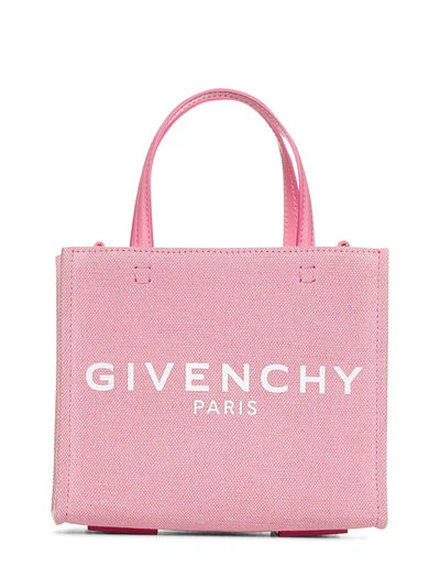 Shop Givenchy Mini G Tote Handbag In Pink