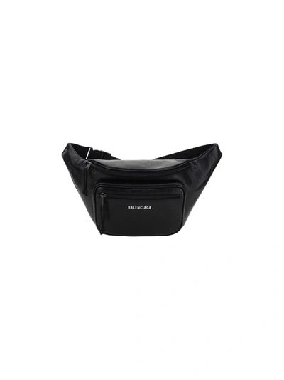 Shop Balenciaga Fanny Pack In Black