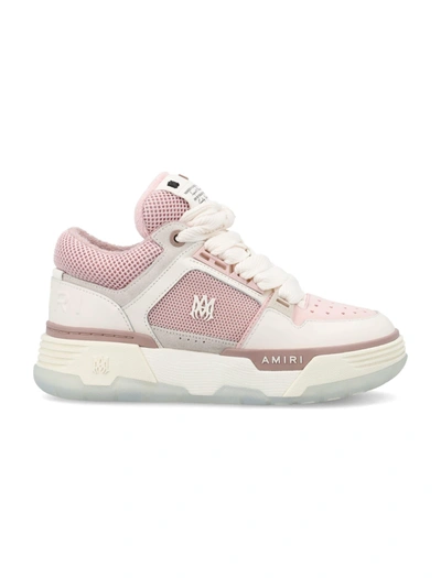 Shop Amiri Ma-1 Women Sneakers In Pink/ White