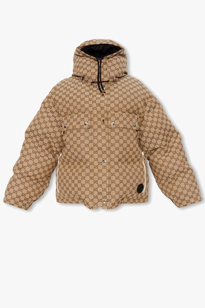 Gucci Down Jacket With Monogram In Default Title