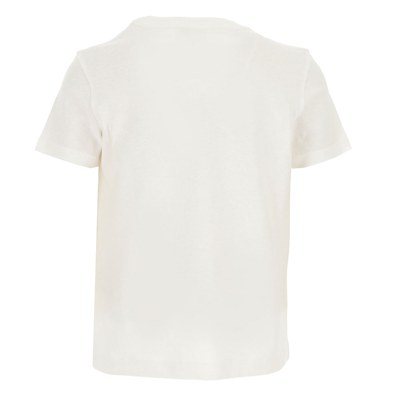 Shop Lanvin Boys Logo T-shirt In White