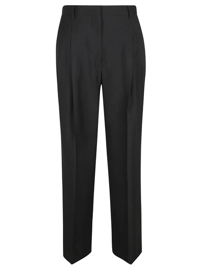 Shop Burberry Madge Trousers In Black