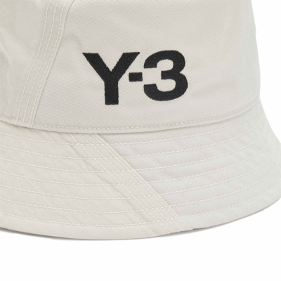 Shop Y-3 Bucket Hat Talc One Size In White
