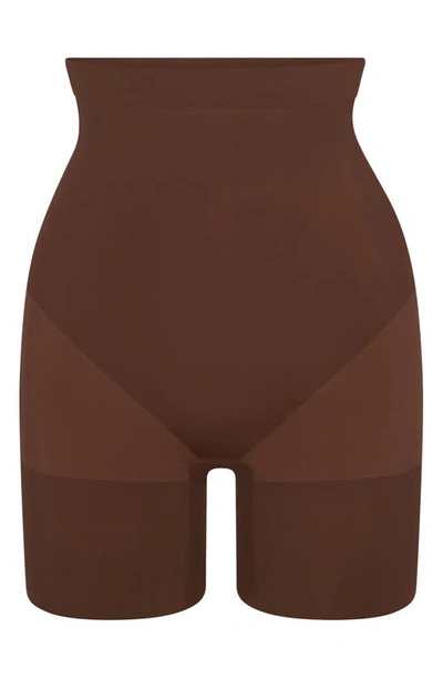 Shop Skims Everyday Sculpt Shorts In Cocoa