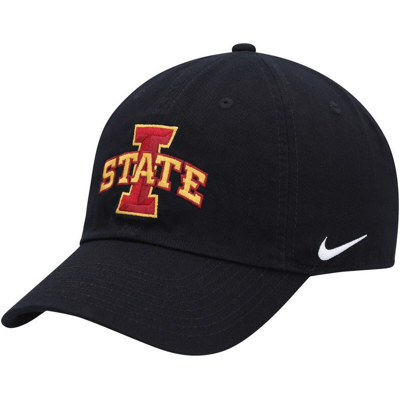 Shop Nike Black Iowa State Cyclones Heritage86 Logo Performance Adjustable Hat
