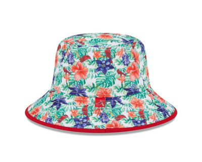 Shop New Era St. Louis Cardinals Tropic Floral Bucket Hat In Red